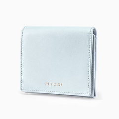 Portfel damski skórzany PUCCINI ZEN ZN9187 7B Niebieski