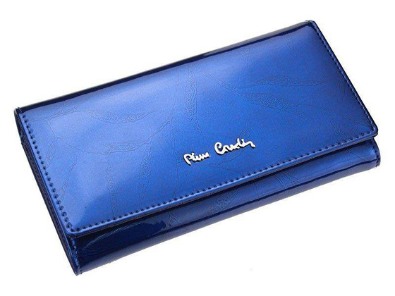 Portfel damski skórzany PIERRE CARDIN 02 LEAF 114 Szary