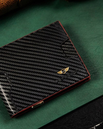 Elegancki skorzany portfel meski z systemem RFID