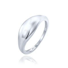 MINET Nowoczesny pierścień srebrny wielkość 14