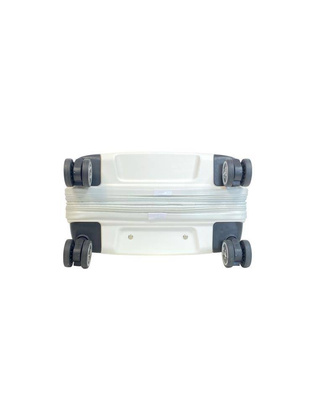 LYS Paris Salvador Mała twarda biała walizka kabinowa na kółkach 55 cm