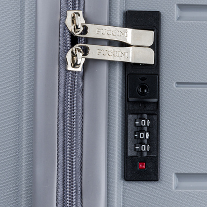 Duża walizka PUCCINI ZADAR PP020A 4 Szara