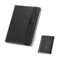 Notes A5, twarda okładka z imitacji skóry, czarny