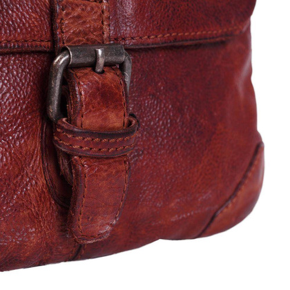 Listonoszka skórzana Cato Czerwona - min. zamówienie 20 / 50 / 100 szt.