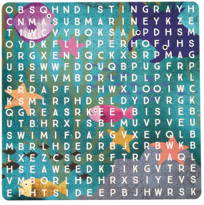 Podwodny Świat Zestaw Magnetycznych Gier i Zabaw 4w1