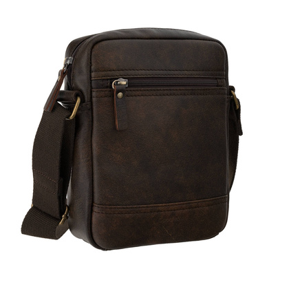 Mała torebka męska vintage – skóra postarzana i ponadczasowy styl TM225s225