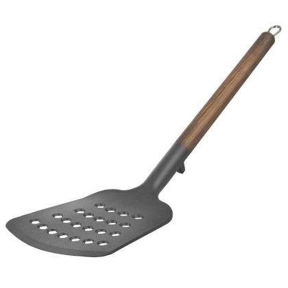 Łopatka kuchenna ażurowa termoplastyczna WOODEN do przewracania obracania nakładania