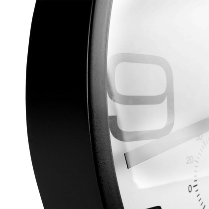 Zegar ścienny z termometrem i higrometrem biały 30 cm