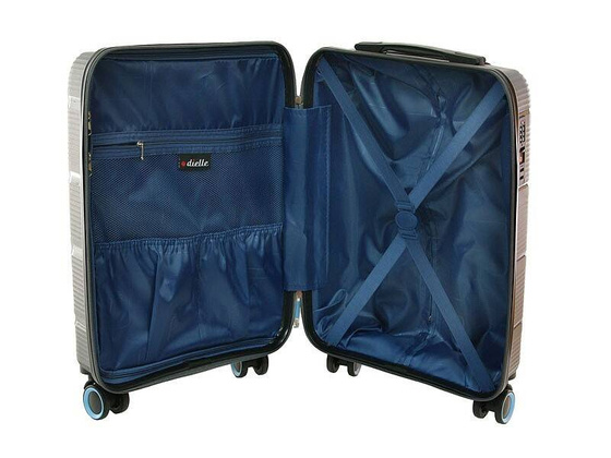 Mała kabinowa walizka DIELLE 170 Szara