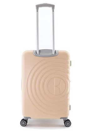 Walizka średnia ELLE Debossed różowe złoto