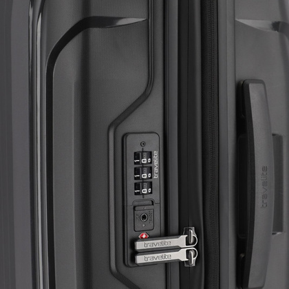 Średnia walizka TRAVELITE ELVAA 76348-01 Czarna