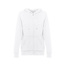 THC AMSTERDAM WOMEN WH. Bluza damska z kapturem i pełnym zamkiem