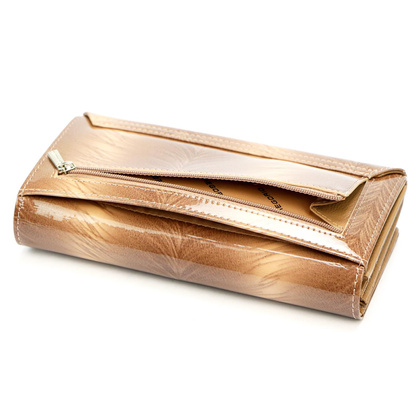 Duży portfel damski skórzany PELLUCCI FF-102 Czerwony