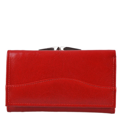 Portfel damski skórzany KEMER P33 Bordowy - min. zamówienie 20 / 50 / 100 szt.