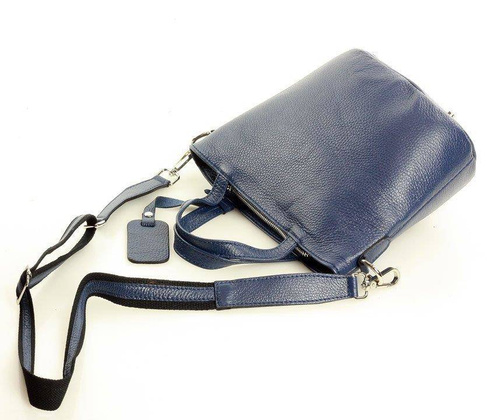 MARCO MAZZINI Torba damska messenger active leather bag granatowa - min. zamówienie 20 / 50 / 100 szt.