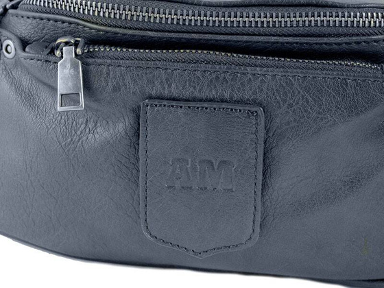 Torba na pas, biodrówka AERONAUTICA MILITARE Pilot Granatowa