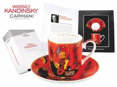 Kpl. Filiżanka ze spodkiem - Wassily Kandinsky. With and against /1929r. (CARMANI)