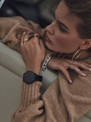 SMARTWATCH G. Rossi SW010-13 silver/black (zg312m)