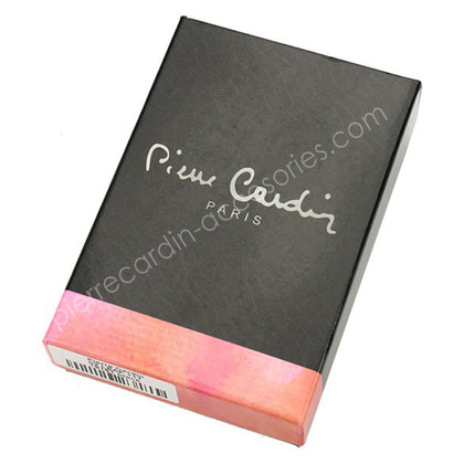 Portfel damski skórzany PIERRE CARDIN 02 LEAF 115 Szary