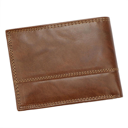 Skórzany męski portfel IBIZA 1373 czarny