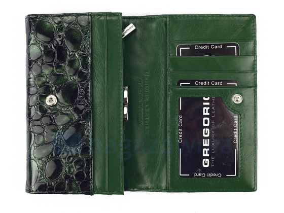 Portfel damski skórzany PELLUCCI FZ-101 Popiel