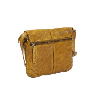 Listonoszka skórzana Cato Żółta - min. zamówienie 20 / 50 / 100 szt.