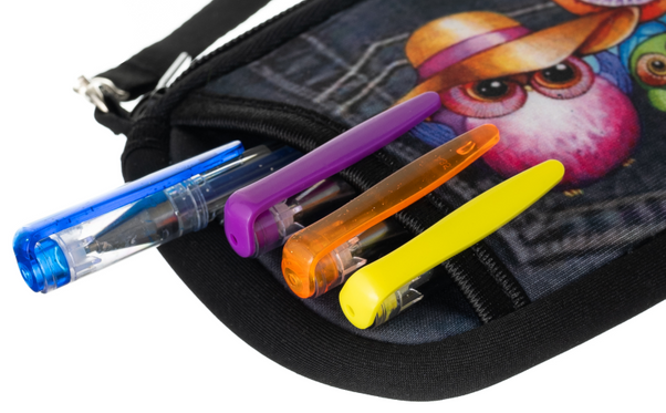 Etui kolorowe piórnik portmonetka dla dzieci