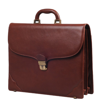 Teczka męska skórzana BELLUCCI T2 Brązowa - min. zamówienie 20 / 50 / 100 szt.