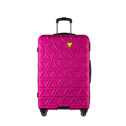 Średnia walizka PUCCINI CALIFORNIA ABS018B 3A Różowa