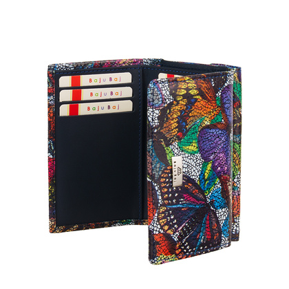 Kolorowy Portfel Damski BajuBaj ze Skóry Licowej PD1221cs13RFID