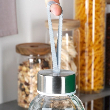 Butelka szklana na wodę pokrowiec termo neo bidon sok lemoniadę smoothie koktajl 540 ml