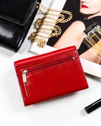 Portfel damski skórzany RD-02-GCL-4 RED