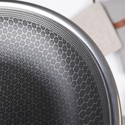 Patelnia stalowa nieprzywierająca premium COOKCELL HYBRYD 28 cm