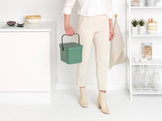 Kosz Sort&Go 6l zielony 129841