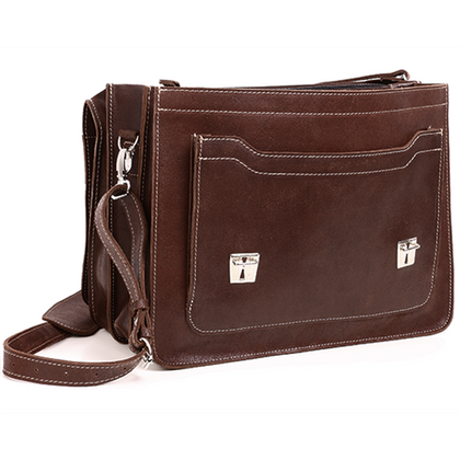 Big torba skórzana biznesowa KEMER VOOC TC8 czarny