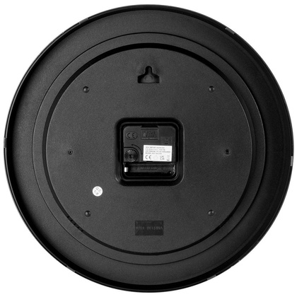 Zegar ścienny z termometrem i higrometrem biały 25 cm