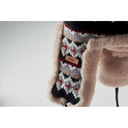 Dzianinowa czapka nauszniki