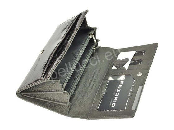 Portfel damski skórzany PELLUCCI GF114 niebieski