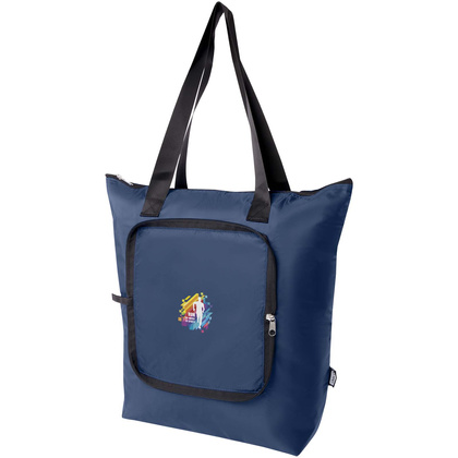 Składana torba termiczna EcoFold z materiału RPET, o pojemności 15 l