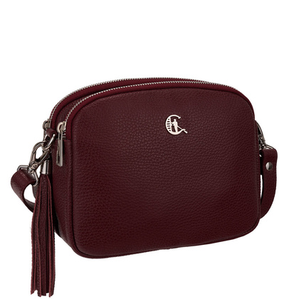 Mała torebka Canaletto z groszkowanej skóry licowej – klasyka i praktyczność na co dzień TD835