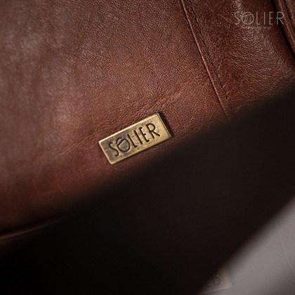 Torba na ramię / laptop 15" KEMER SOLIER S15 Brązowa - min. zamówienie 20 / 50 / 100 szt.