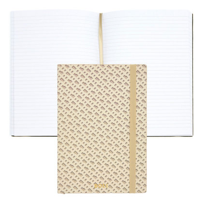 Notatnik A5 Hugo Boss Monogram Cream Lined