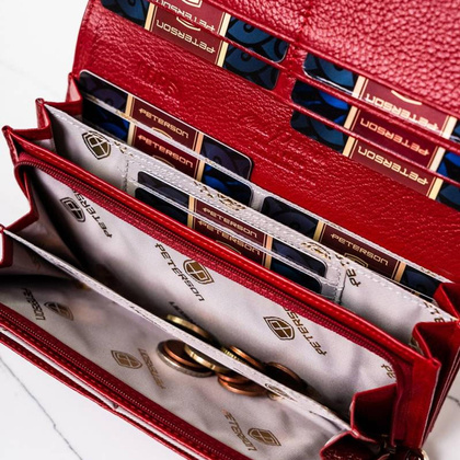 Portfel damski skórzany PELLUCCI PTN 42100-SH champagne