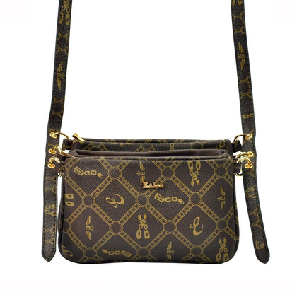 Torebka damska z eko-skóry Eslee ES8952 coffee