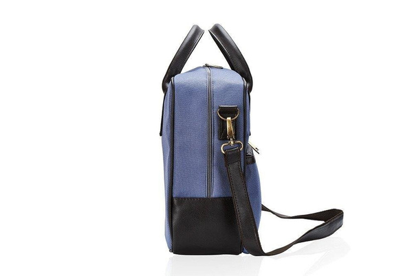 Torba na laptop 15" KEMER SOLIER Limerick Niebieska - min. zamówienie 20 / 50 / 100 szt.