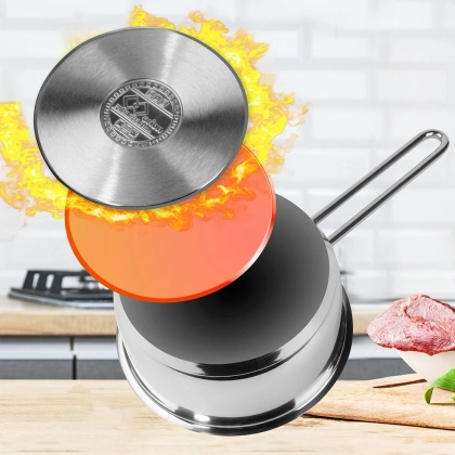 Rondelek rondel stalowy nierdzewny 16 cm