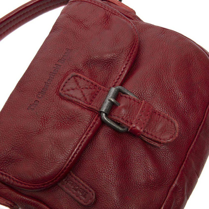 Torebka damska, listonoszka skórzana Czerwona - min. zamówienie 20 / 50 / 100 szt.