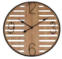 Zegar metalowy okrągły