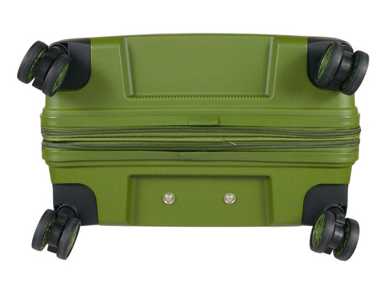 Walizka DIELLE 100 4k 55cm kabinowa zielona PP z poszerzeniem
