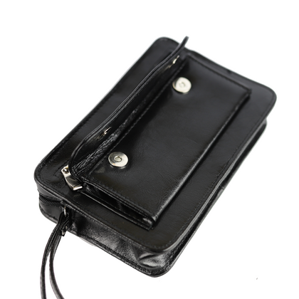 308-Saszetka męska - czarna KEMER